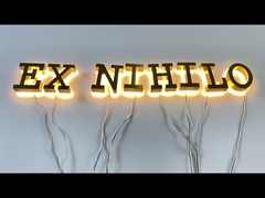 Led Illuminated 3D Letter Sign Board For Shop Indoor Outdoor