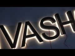 Laser Cut Backlit Letter Sign Board 12V Stainless Steel Signage Letters