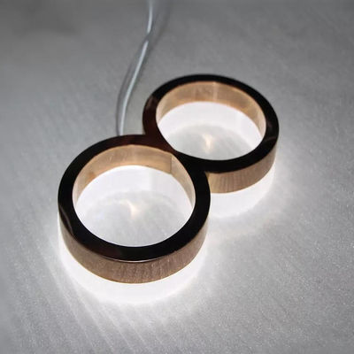 Gold Mirror House Number Sign Hotel Door Number Plates DC12V