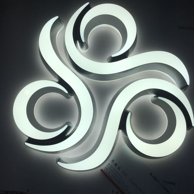 Shopfront Led Acrylic Business Logo Sign High Brightness Light Up Sign Board