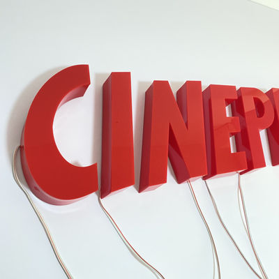 Outdoor Store Illuminated LED Acrylic Letters Signs 12V DC