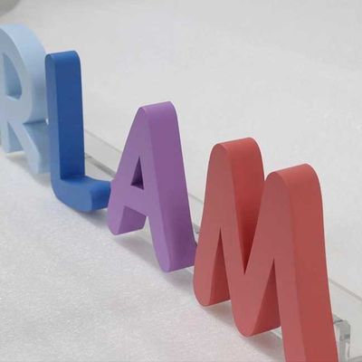 Beauty Salon Open 3D Letter Sign Advertising Laser Cut Metal Logo 3cm Thickness