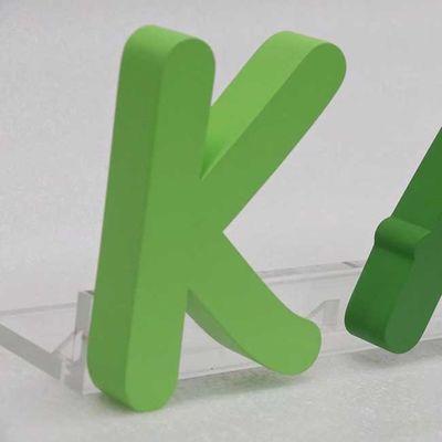 Beauty Salon Open 3D Letter Sign Advertising Laser Cut Metal Logo 3cm Thickness