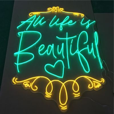 Decoration Indoor Led Light Up Neon Letters IP65 Waterproof