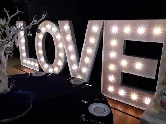 Free Standing 4 Foot Love Marquee Sign Letters Waterproof IP67