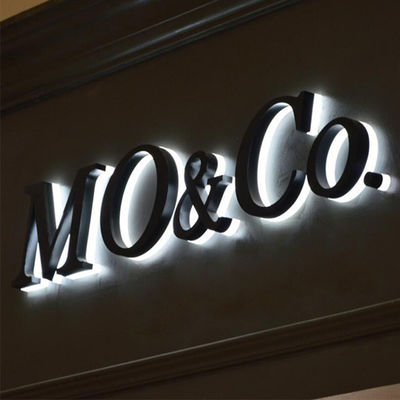 OEM ODM Restaurant Sign Board Advertising Reverse Channel Letters