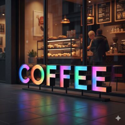 50000 Hours Lifespan LED Channel Letter Sign Type Channel Letter Sign Perfect for Retail Advertising and Signage Solutions