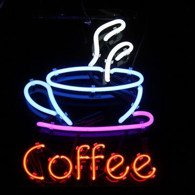 Restaurant Coffee Neon Letter Sign 30-240cm Personalized