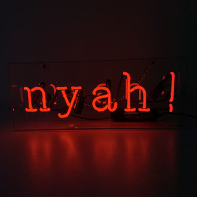 Eye Catching 12VDC Custom Neon Sign Light Box Free Standing