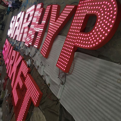 3D Illuminated Channel Letter Sign Board 20-200mm Thick