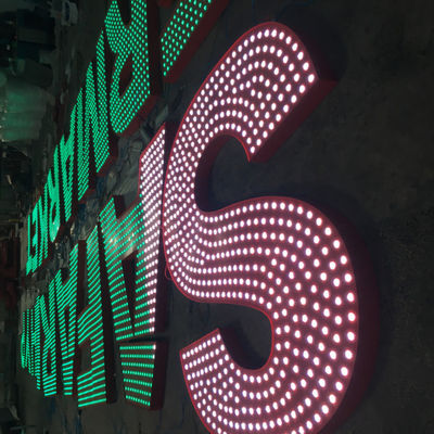 3D Illuminated Channel Letter Sign Board 20-200mm Thick