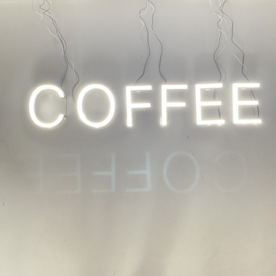 Coffee Shop Led Light Channel Letter Sign 6500K Screw Mount