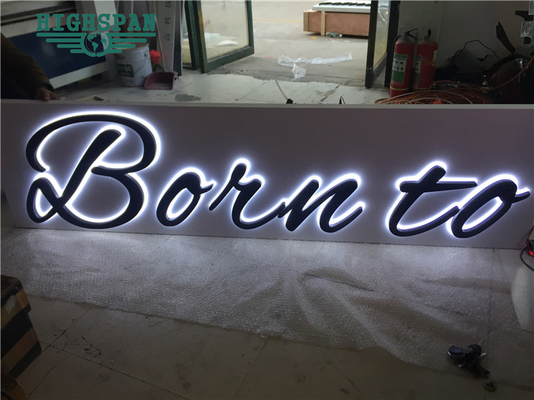 Laser Cut Backlit Letter Sign Board 12V Stainless Steel Signage Letters