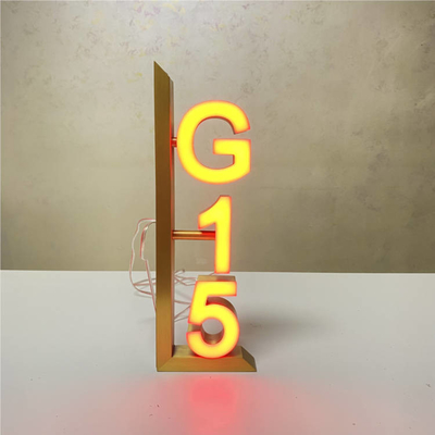 OEM ODM Hotel Room Number Signs Led House Door Number Plate 12V