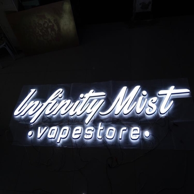 HIGHSPAN Custom Led Glow Outdoor Light Up Sign Waterproof IP65