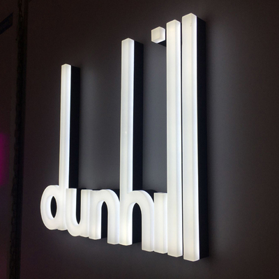 SMD5050 LED Acrylic Glow Sign Board Front Lit Channel Letters