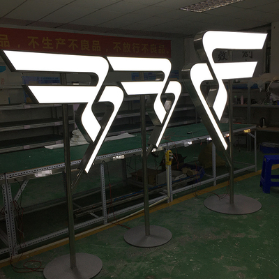 SMD5050 Led Acrylic 3D Letter Sign Freestanding 50000 Hours Working