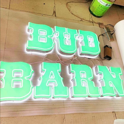 ODM Led 3d Aluminum Letters 10cm Acrylic Alphabet Light Box