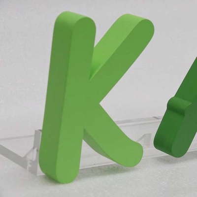 Beauty Salon Open 3D Letter Sign Advertising Laser Cut Metal Logo 3cm Thickness