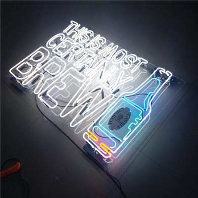 Glass Tubes Led Flexible Neon Strip Neon Light Up Sign CE