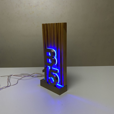 Led Backlit Light Up House Number Signs Highspan For Apartment Offices