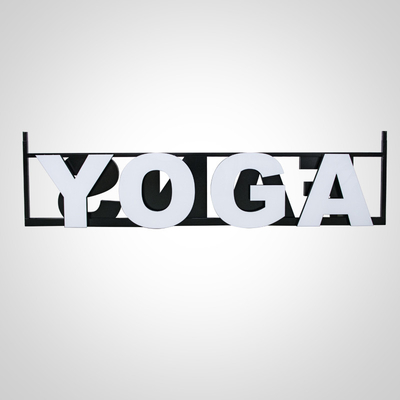 Yoga Store Restaurant Sign Board Led Channel Letter With Metal Raceway