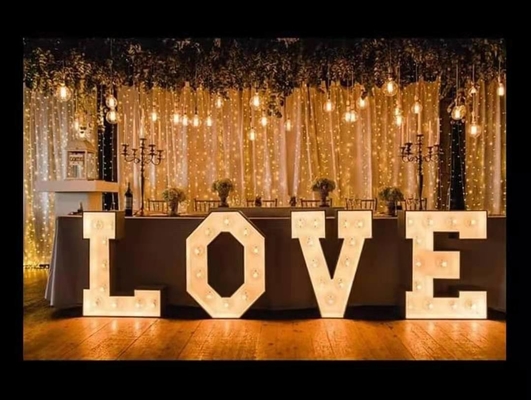 Free Standing 4 Foot Love Marquee Sign Letters Waterproof IP67