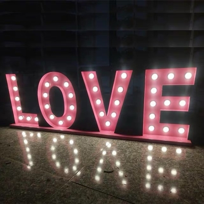 LED Big Marquee Letter Sign Aluminum Metal Marquee Letters UL