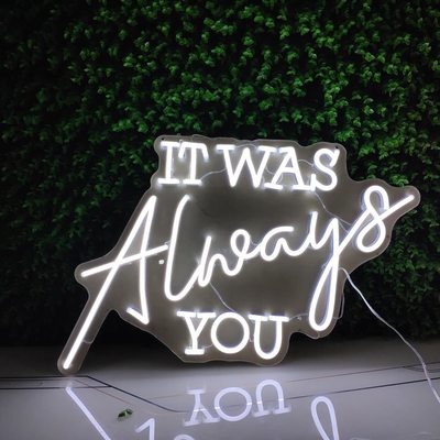Decoration Indoor Led Light Up Neon Letters IP65 Waterproof