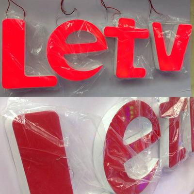 Solid Acrylic 3d Letter Sign 3mm 6500k Led Channel Durable