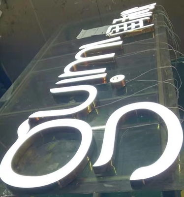 Solid Acrylic 3d Letter Sign 3mm 6500k Led Channel Durable