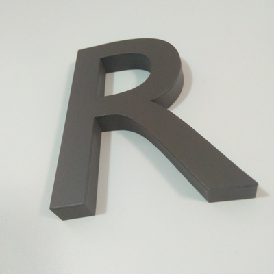 Gold Stainless Steel 3D Letter Sign With Excellent Finishes Metal Letters Numbers