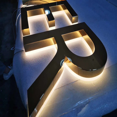 Fabricated Retail Store Logo 3D Letter Sign 3cm-15cm Depth