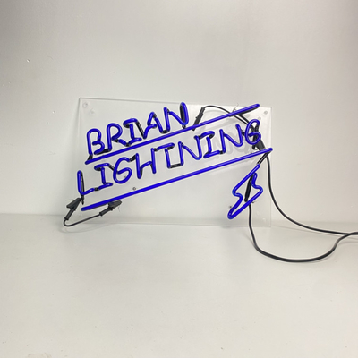 Drop Shipping Custom Neon Sign Brain Lighting Letter With Acrylic Board