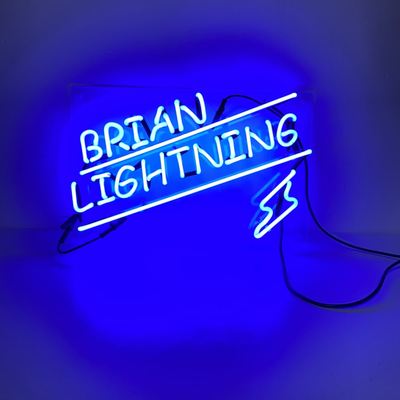 Drop Shipping Custom Neon Sign Brain Lighting Letter With Acrylic Board