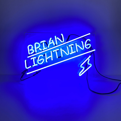 Drop Shipping Custom Neon Sign Brain Lighting Letter With Acrylic Board