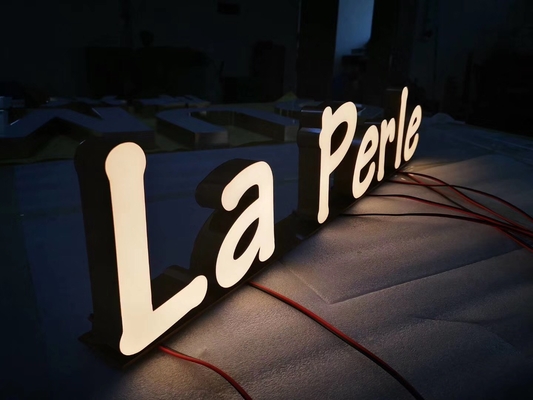 Fabricated Metal Channel Letter Sign 3D Led Light Box Sign