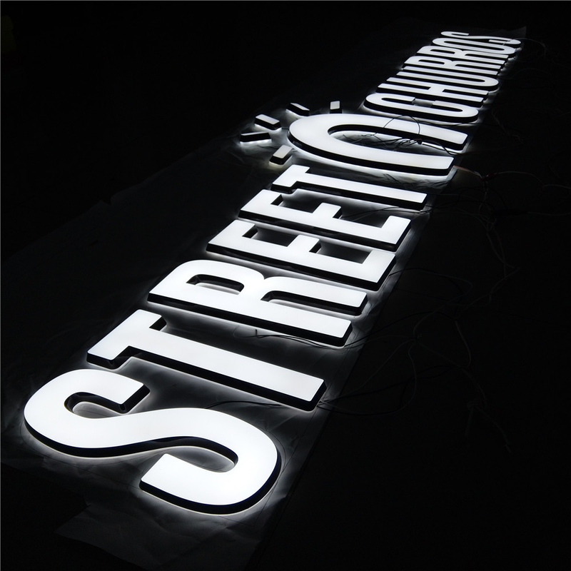 Restaurants illuminated Channel Letter Signages OEM