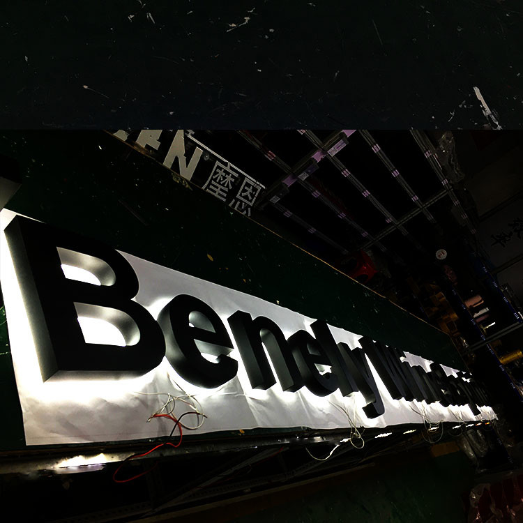 UL Channel Letters Backlit Oem Illuminated Signage Letters Light Box Signage