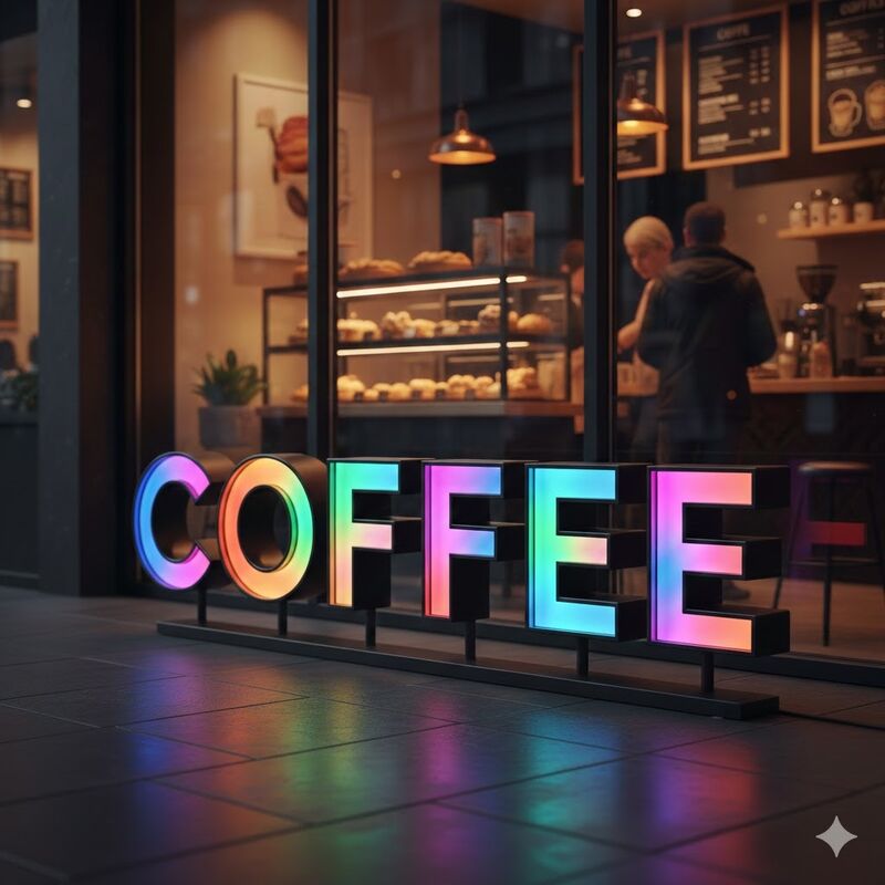 50000 Hours Lifespan LED Channel Letter Sign Type Channel Letter Sign Perfect for Retail Advertising and Signage Solutions