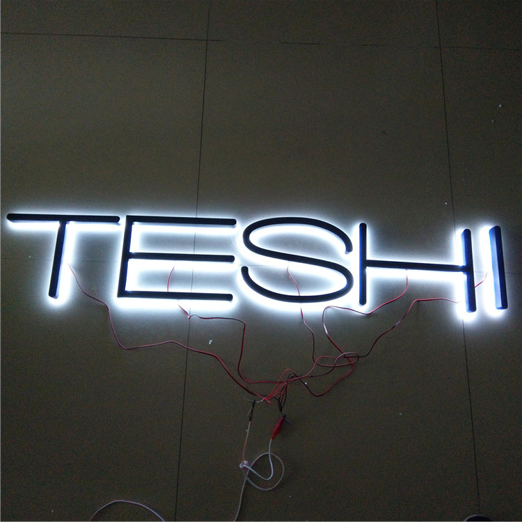 Business Enseigne Lumineuse 3D Letter Sign Edge Lit